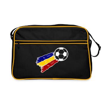 Sports et Ball Friends Roumanie - Sac Retro - noir/or - Devant