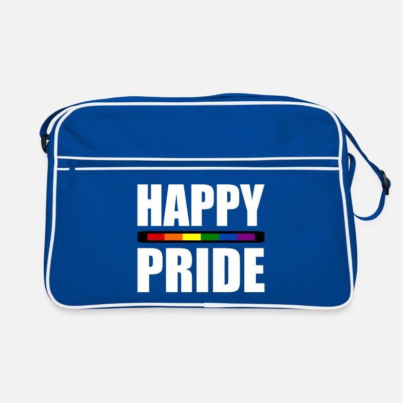 Happy pride Retro Tasche