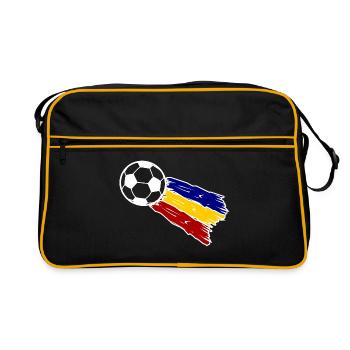 Équipe Roumanie - Sac Retro - noir/or - Devant