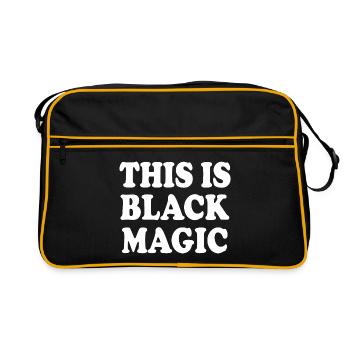 this is black magic - Sac Retro - noir/or - Devant