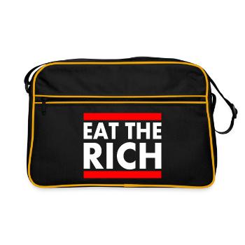 Eat the rich - Sac Retro - noir/or - Devant