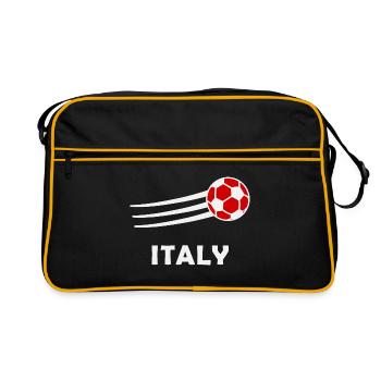 The Italians - Retro Bag - black/gold - Front