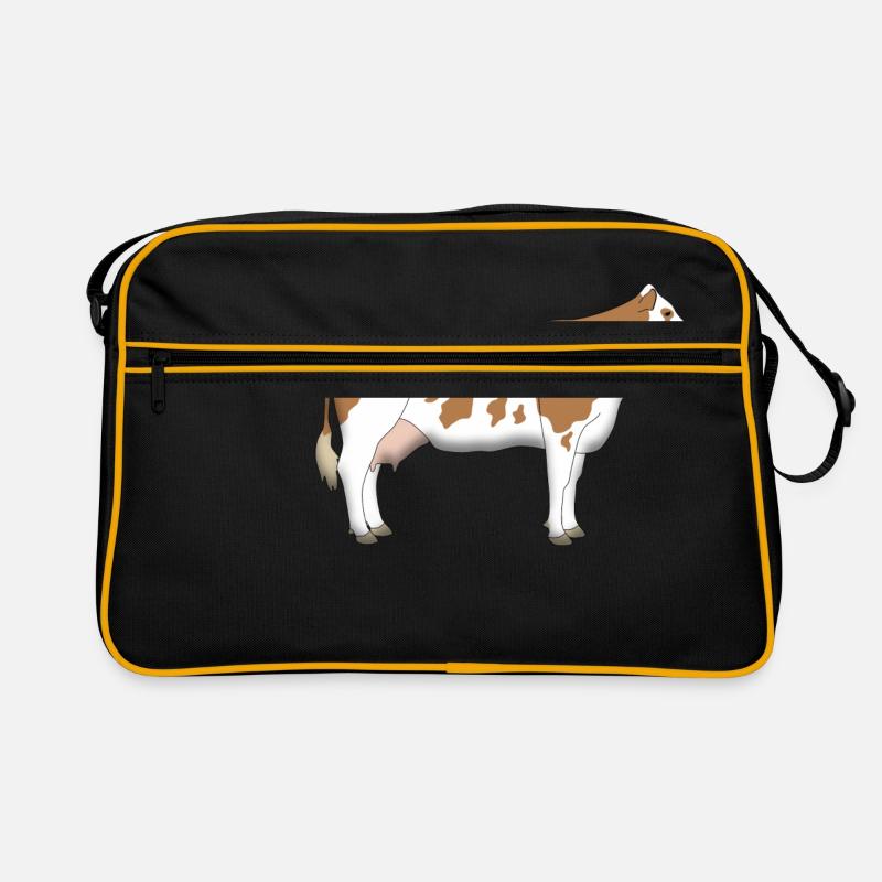 Vache 1 - Sac Retro - noir/or