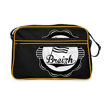 breizh - bretagne 11 - Sac Retro - noir/or - Devant