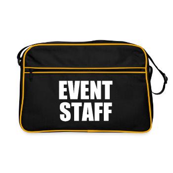Event staff - Sac Retro - noir/or - Devant