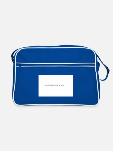 Both sides win  - Retro Bag - blue/white - Front