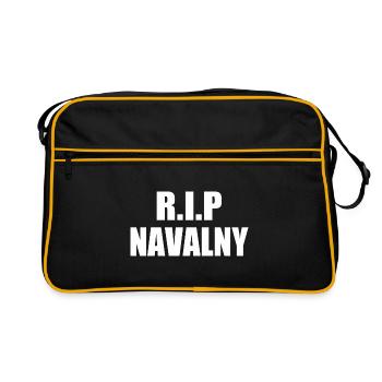 rip alexej nawalny - Retro Bag - black/gold - Front