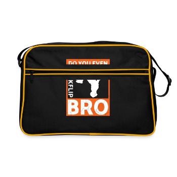 Gymnast Gymnastics Acrobatic Artistic Dance Sports - Retro Bag - black/gold - Front