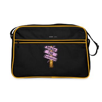 Smash The Patriarchy Feminist Women Empowerment - Sac Retro - noir/or - Devant