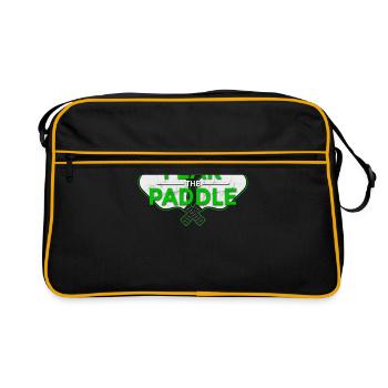 Peur Le Paddle Pickleball Ace Paddle Dink Pickle - Sac Retro - noir/or - Devant