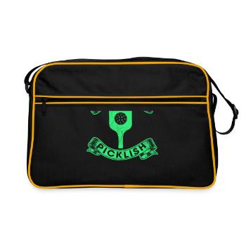 Sensation Picklish Pickleball Paddle Pickle Ball Ace - Sac Retro - noir/or - Devant