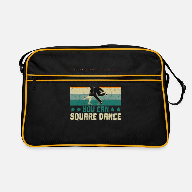 Ballet Ballerina Pole Dancer Line Dance Tap Dance - Retro Tasche - Schwarz/Gold