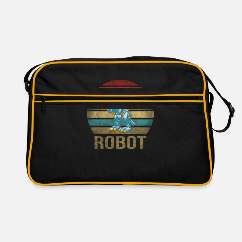 T Rex Dinosaur T-Rex Robot Dino Robo-Rex Retro Tasche