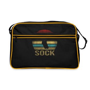 Sock Life Socks Retro Sunset Vintage - Retro Bag - black/gold - Front