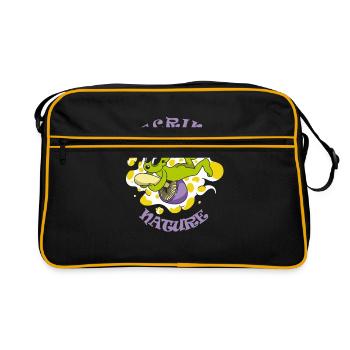 Decrime Nature Champignon Magique Coloré Trippy - Sac Retro - noir/or - Devant