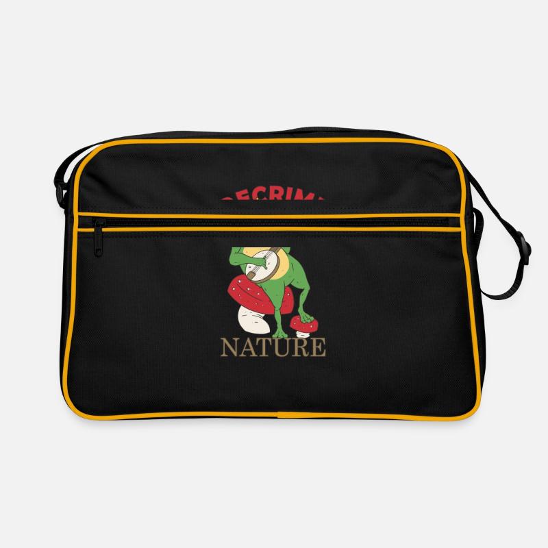 Decrime Nature Grenouille champignon colorée Sac Retro