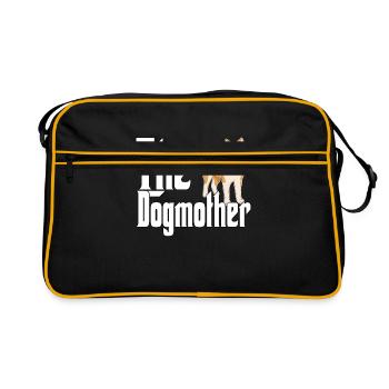 Akita Chien Maman Chienne Chiens Maman - Sac Retro - noir/or - Devant