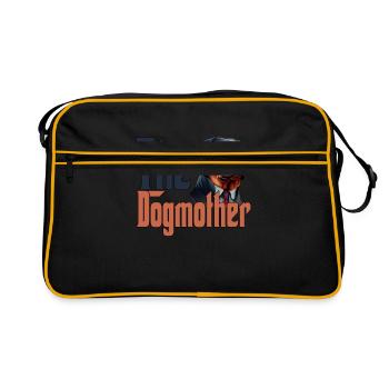 Rottweiler Chien Maman Chienne Chiens Maman Rottie - Sac Retro - noir/or - Devant