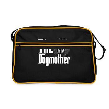 Rottweiler Chien Maman Chienne Chiens Maman Rottie - Sac Retro - noir/or - Devant