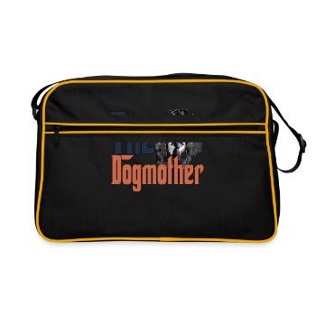 Rottweiler Chien Maman Chienne Chiens Maman Rottie - Sac Retro - noir/or - Devant