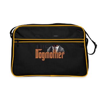 Rottweiler Chien Maman Chienne Chiens Maman Rottie - Sac Retro - noir/or - Devant