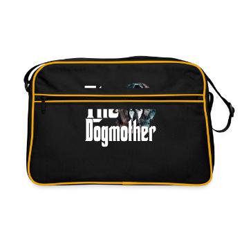Rottweiler Chien Maman Chienne Chiens Maman Rottie - Sac Retro - noir/or - Devant
