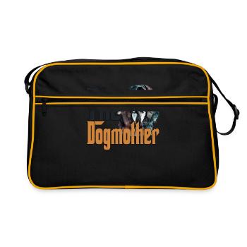 Rottweiler Chien Maman Chienne Chiens Maman Rottie - Sac Retro - noir/or - Devant