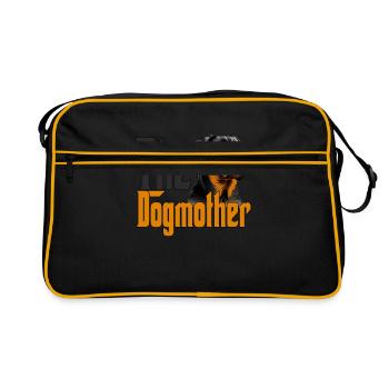 Rottweiler Chien Maman Chienne Chiens Maman Rottie - Sac Retro - noir/or - Devant