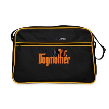 Rottweiler Chien Maman Chienne Chiens Maman Rottie - Sac Retro - noir/or - Devant