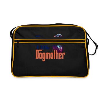 Teckel Chien Maman Chienne Chiens Maman Rottie - Sac Retro - noir/or - Devant