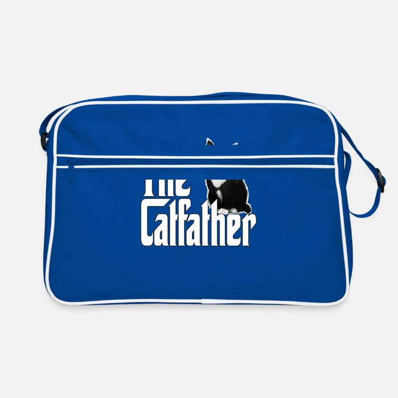 Cat Father The Catfather Crazy Cat Dad Dad Retro Bag