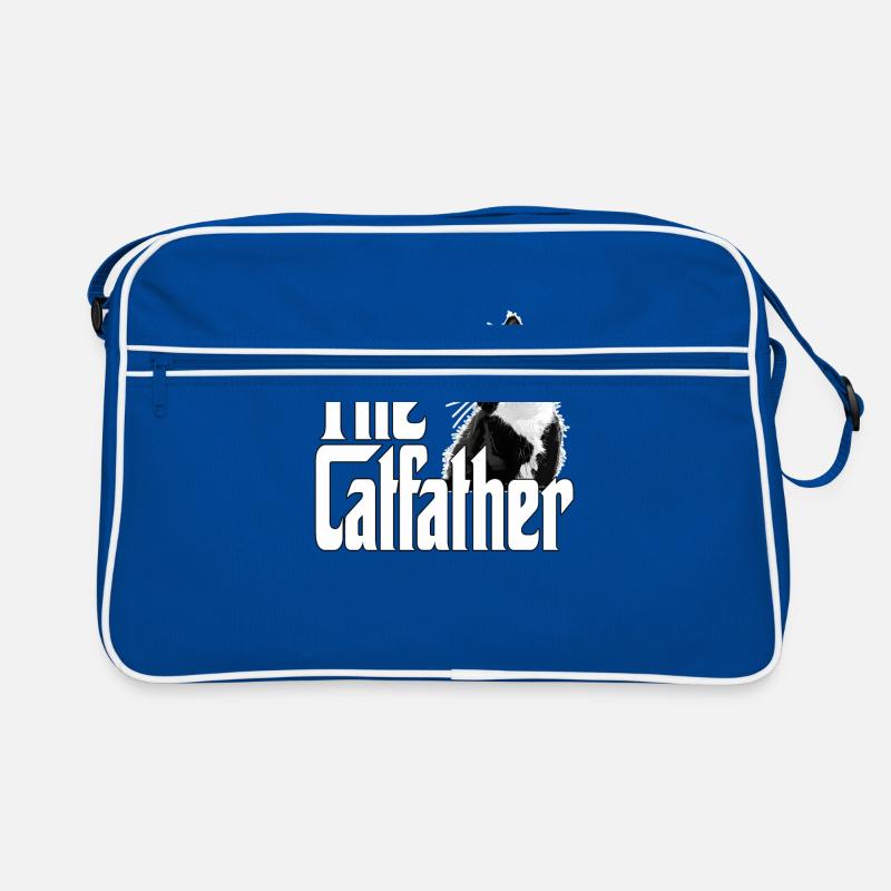 Cat Father The Catfather Crazy Cat Dad Dad Retro Bag