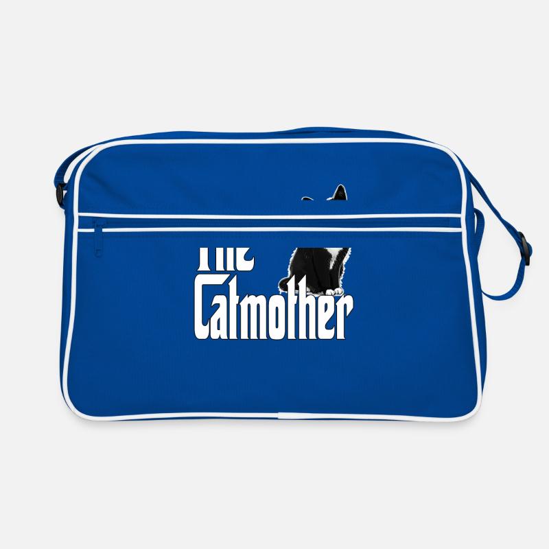 Katze Mutter La Catmother Chat Crazy Maman Maman Sac Retro