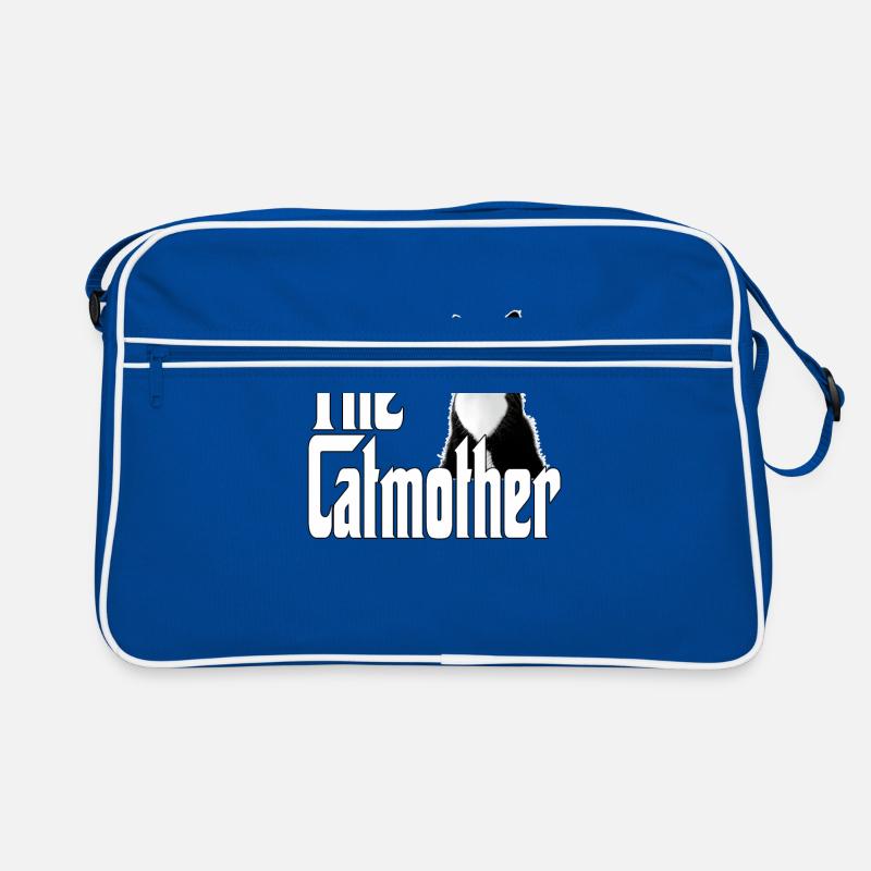 Katze Mutter La Catmother Chat Crazy Maman Maman Sac Retro