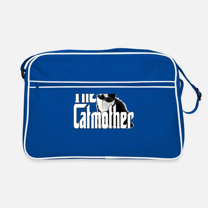 Katze Mutter La Catmother Chat Crazy Maman Maman Sac Retro