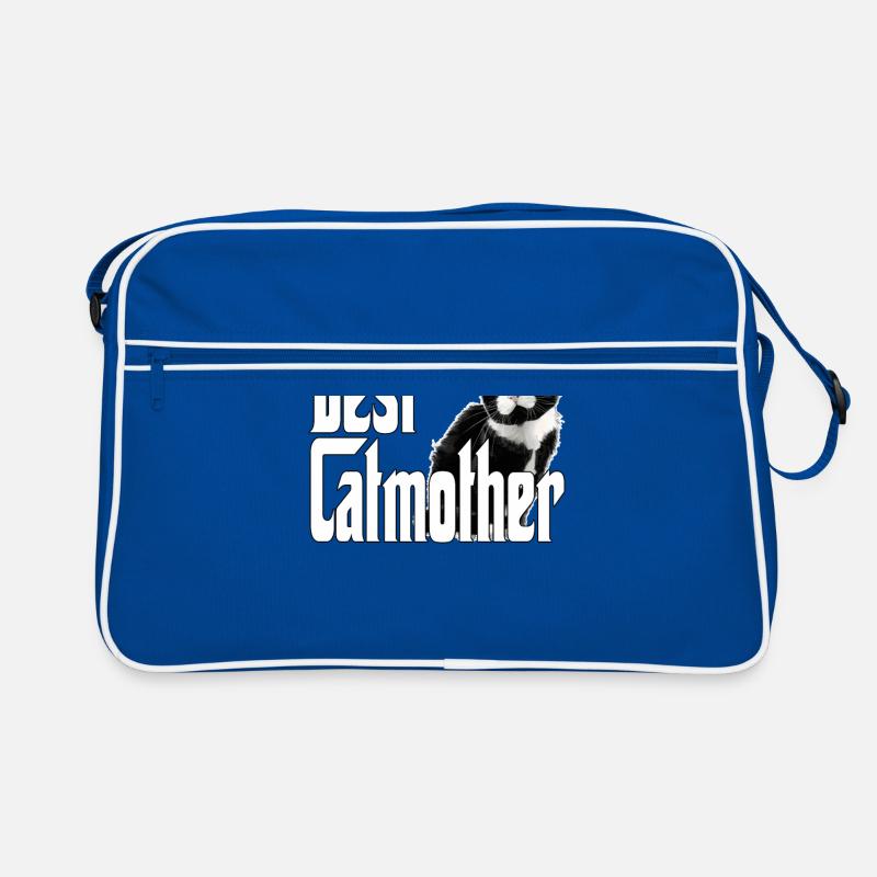 Chat Maman Meilleur Catmother Jamais Folle Chat Mère Kitty Sac Retro