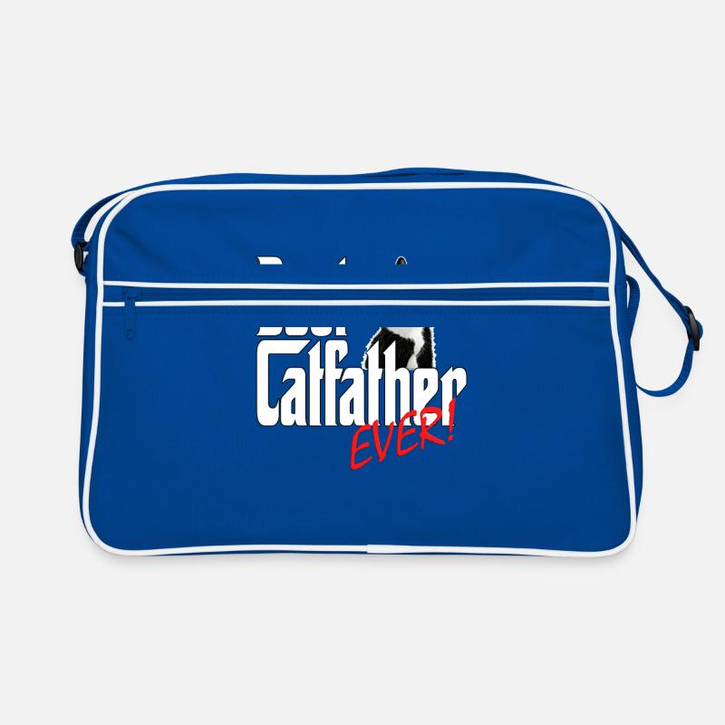 Cat Dad Best Catfather Ever Crazy Cat Father Kitty Retro Tasche