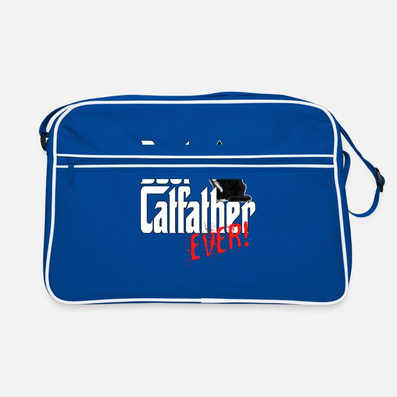 Cat Dad Best Catfather Ever Crazy Cat Father Kitty Retro Tasche