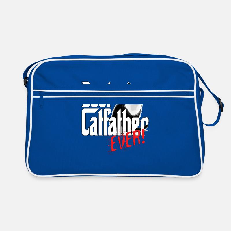 Cat Dad Best Catfather Ever Crazy Cat Father Kitty Retro Tasche