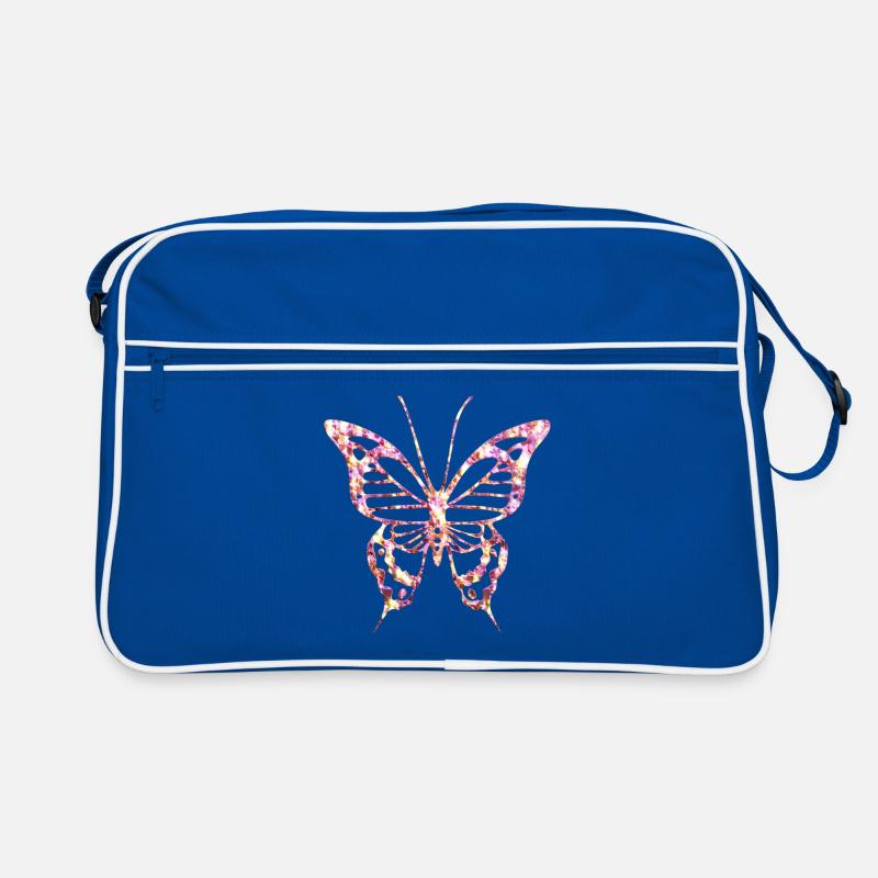 Sparkly Butterfly Retro Bag