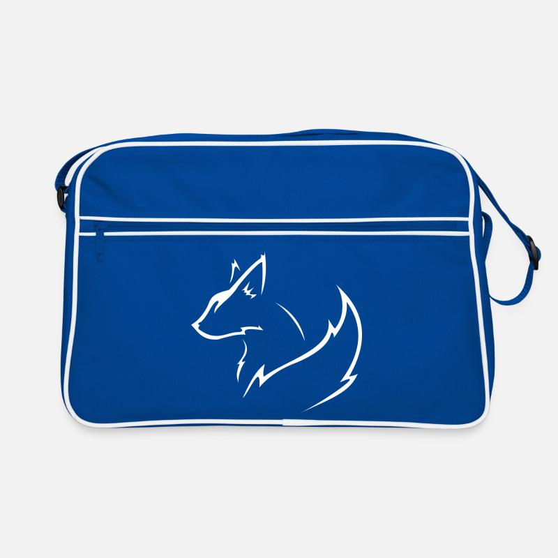 white fox Retro Bag