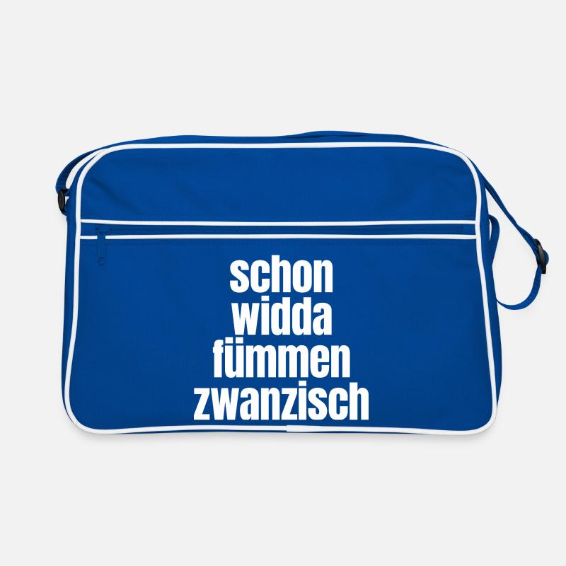 Schon Widda Fümmen Zwanzisch 50. Geburtstag Retro Tasche