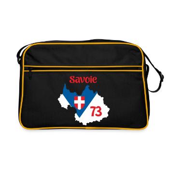 Savoie 73 - Sac Retro - noir/or - Devant