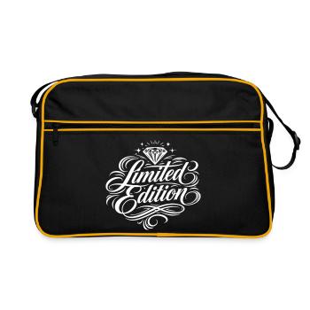Limited Edition Lettering - Retro Bag - black/gold - Front