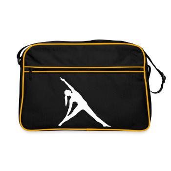 Stretch Silhouette Dancer - Retro Bag - black/gold - Front