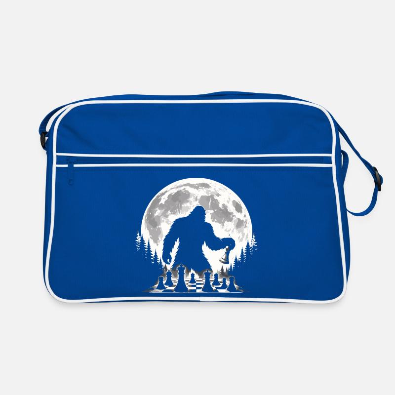 Bigfoot Chess Player Retro Bag