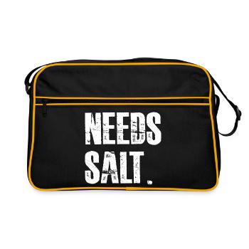 Funny Chef Head Chef Baker Chef Restaurant Needs S - Retro Bag - black/gold - Front