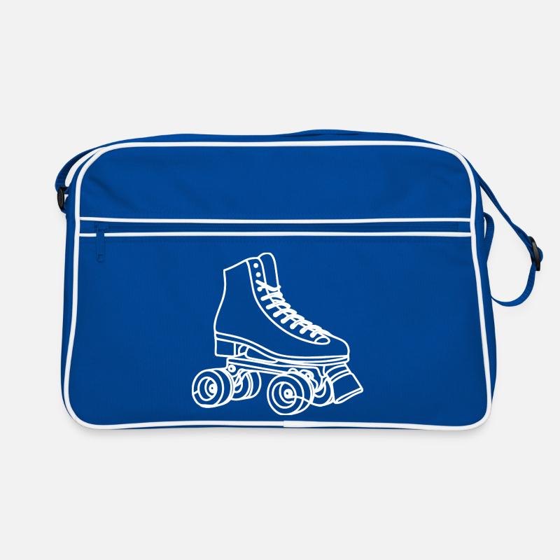 Roller Skates Zeichnung Retro Tasche