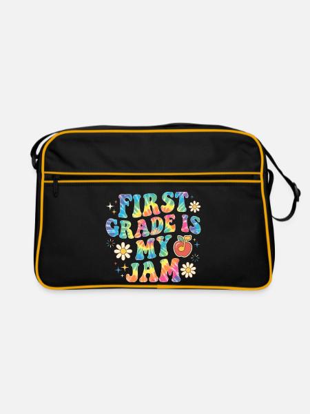 Jam Tie-Dye der ersten Klasse - Retro Tasche - Schwarz/Gold