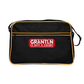 Grantln Bayern Bayrisch Enragés Insultes - Sac Retro - noir/or - Devant